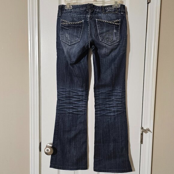Guess Jeans - Foxy Flare With Peace Sign - Size 13M - 29x30.5 - Picture 2 of 12
